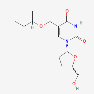 2',3'-Dideoxy-5-(1-methylpropoxymethyl)uridine