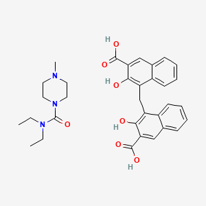 Diethylcarbamazine pamoate