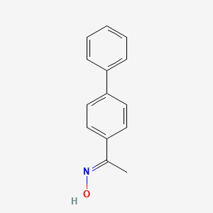 molecular formula C14H13NO B1278401 1-(Hydroxyimino)-1-(4-phenylphenyl)ethane CAS No. 75408-89-8