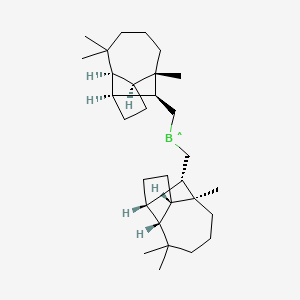 Borane, bis(((1R,3aS,4R,8aR,9S)-decahydro-4,8,8-trimethyl-1,4-methanoazulen-9-yl)methyl)-