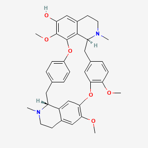 molecular formula C37H40N2O6 B12784147 Racemosidine B CAS No. 1236805-06-3