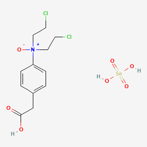 molecular formula C12H17Cl2NO7Se B12784311 Pharanox selenate CAS No. 205988-96-1