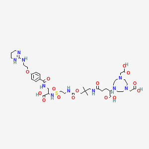 molecular formula C39H62N10O15S B12784325 Nodaga-theranost CAS No. 1393933-89-5