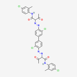 Butanamide, 2,2'-((3,3'-dichloro(1,1'-biphenyl)-4,4'-diyl)bis(azo))bis(N-(4-chloro-2-methylphenyl)-3-oxo-