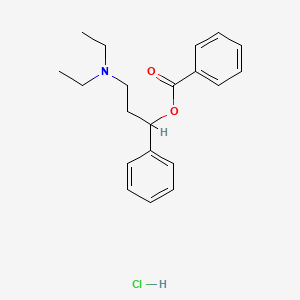 molecular formula C20H26ClNO2 B12784633 Propanocaine hydrochloride CAS No. 1679-79-4