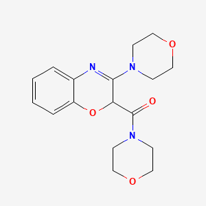 4-((3-(4-Morpholinyl)-2H-1,4-benzoxazin-2-yl)carbonyl)morpholine