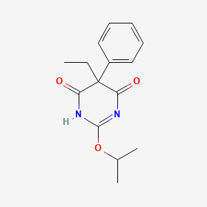 4,6(1H,5H)-Pyrimidinedione, 5-ethyl-2-isopropoxy-5-phenyl-