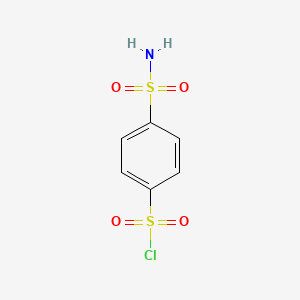 molecular formula C6H6ClNO4S2 B1278480 4-sulfamoylbenzenesulfonyl Chloride CAS No. 46249-41-6