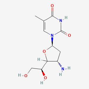 1-(3-Amino-2,3-dideoxy-beta-D-ribo-hexofuranosyl)thymine