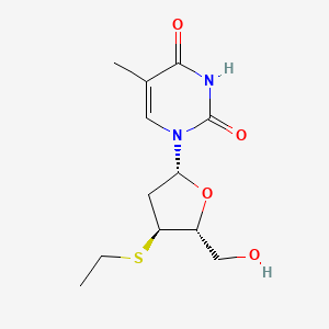 Thymidine, 3'-S-ethyl-3'-thio-