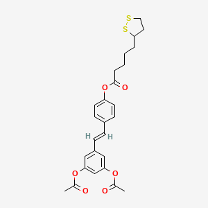 Diacetylresveratryl thioctate