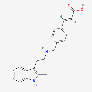 (e)-3-(4-(((2-(2-Methyl-1h-indol-3-yl)ethyl)amino)methyl)phenyl)acrylic acid