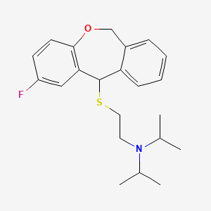 2-Fluoro-11-(2-(diisopropylamino)ethyl)thio-6,11-dihydrodibenz(b,e)oxepin