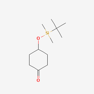 molecular formula C12H24O2Si B1278508 4-(tert-Butyldimethylsilyloxy)cyclohexanone CAS No. 55145-45-4
