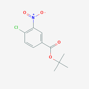 molecular formula C11H12ClNO4 B1278513 Tert-butyl 4-chloro-3-nitrobenzoate CAS No. 157160-99-1