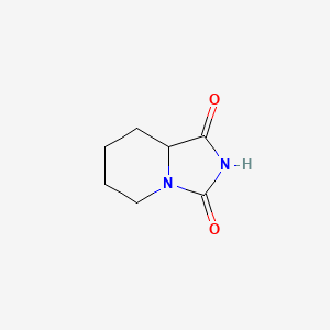 molecular formula C7H10N2O2 B1278577 tetrahydroimidazo[1,5-a]pyridine-1,3(2H,5H)-dione CAS No. 4705-52-6