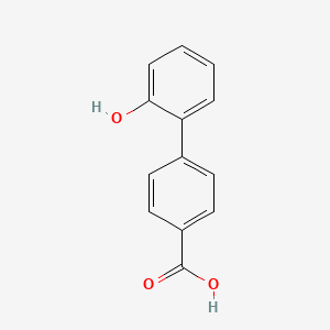 molecular formula C13H10O3 B1278587 4-(2-羟基苯基)苯甲酸 CAS No. 223127-00-2