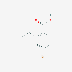 molecular formula C9H9BrO2 B1278589 4-溴-2-乙基苯甲酸 CAS No. 644984-78-1