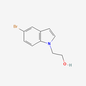 molecular formula C10H10BrNO B1278593 2-(5-溴-1H-吲哚-1-基)乙醇 CAS No. 148366-28-3