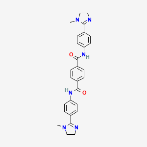 N(1),N(4)-Bis(4-(1-methyl-4,5-dihydro-1H-imidazol-2-yl)phenyl)terephthalamide