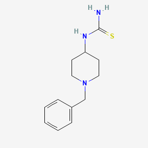 molecular formula C13H19N3S B1278608 (1-苄基哌啶-4-基)硫脲 CAS No. 196199-56-1