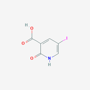 molecular formula C6H4INO3 B1278611 2-羟基-5-碘烟酸 CAS No. 390360-97-1