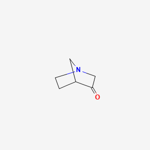 molecular formula C6H9NO B1278618 1-氮杂双环[2.2.1]庚烷-3-酮 CAS No. 21472-89-9