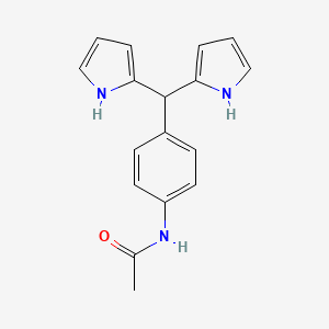 molecular formula C17H17N3O B1278639 N-(4-(二(1H-吡咯-2-基)甲基)苯基)乙酰胺 CAS No. 214554-43-5