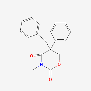 Dihydro-5-benzyl-3-methyl-5-phenyl-2H-1,3-oxazine-2,4(3H)-dione