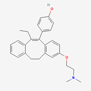 p-(8-(2-(Dimethylamino)ethoxy)-12-ethyl-5,6-dihydrodibenzo(a,e)cycloocten-11-yl)phenol