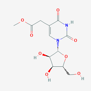 molecular formula C12H16N2O8 B127866 5-甲氧羰基甲基尿苷 CAS No. 29428-50-0