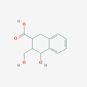 4-Hydroxy-3-(hydroxymethyl)-1,2,3,4-tetrahydronaphthalene-2-carboxylic acid