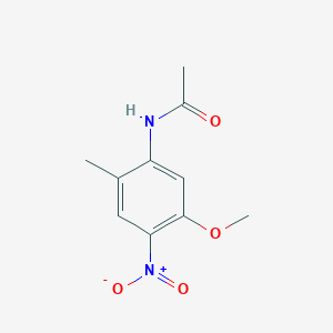 molecular formula C10H12N2O4 B1278684 2-乙酰氨基-4-甲氧基-5-硝基甲苯 CAS No. 361162-90-5