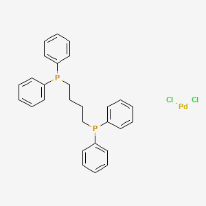 B1278696 1,4-Bis(diphenylphosphino)butane-palladium(II) chloride CAS No. 29964-62-3