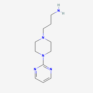 molecular formula C11H19N5 B1278726 3-(4-嘧啶-2-基哌嗪-1-基)丙-1-胺 CAS No. 57648-83-6