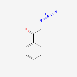 molecular formula C8H7N3O B1278753 2-叠氮基-1-苯基乙酮 CAS No. 1816-88-2