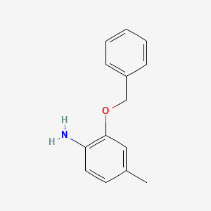 B1278758 2-(Benzyloxy)-4-methylaniline CAS No. 220985-61-5