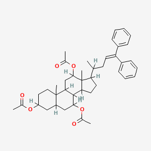 3,12-Bis(acetyloxy)-24,24-diphenylchol-23-en-7-yl acetate