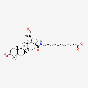 Undecanoic acid, 11-(((3beta)-3,30-dihydroxy-28-oxolup-20(29)-en-28-yl)amino)-