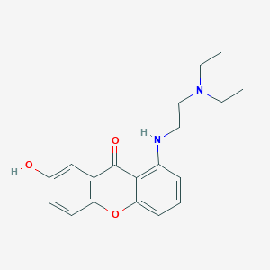 1-((2-(Diethylamino)ethyl)amino)-7-hydroxy-9H-xanthen-9-one