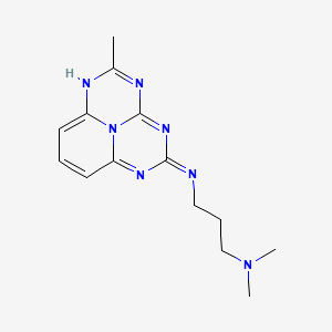 N(1),N(1)-Dimethyl-N(3)-(5-methyl-1,3,4,6,9b-pentaazaphenalen-2-yl)-1,3-propanediamine