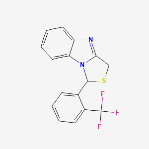 1-(2-(Trifluoromethyl)phenyl)-3H-[1,3]thiazolo[3,4-a]benzimidazole