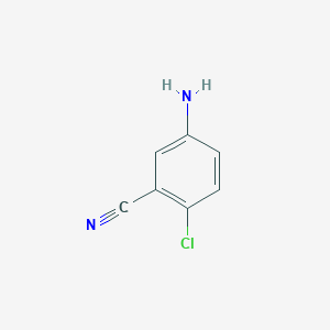 molecular formula C7H5ClN2 B1278771 5-氨基-2-氯苯甲腈 CAS No. 35747-58-1