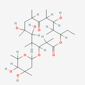 4-(4,5-dihydroxy-4,6-dimethyloxan-2-yl)oxy-14-ethyl-6,7,12-trihydroxy-3,5,7,9,11,13-hexamethyl-oxacyclotetradecane-2,10-dione