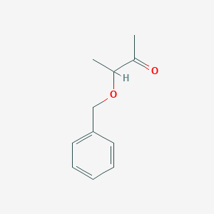 molecular formula C11H14O2 B1278772 3-(苄氧基)丁烷-2-酮 CAS No. 113133-46-3
