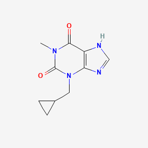 1H-Purine-2,6-dione, 3,7-dihydro-3-(cyclopropylmethyl)-1-methyl-