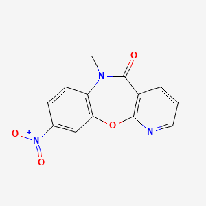 6-Methyl-9-nitro-pyrido(2,3-b)(1,5)benzoxazepin-5(6H)-one