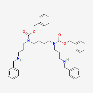 Bis(phenylmethyl) 1,16-diphenyl-2,6,11,15-tetraazahexadecanoate