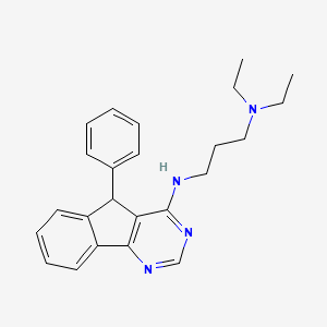 N(1),N(1)-Diethyl-N(3)-(5-phenyl-5H-indeno(1,2-d)pyrimidin-4-yl)-1,3-propanediamine