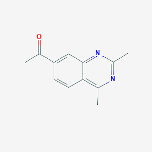 1-(2,4-Dimethylquinazolin-7-yl)ethanone